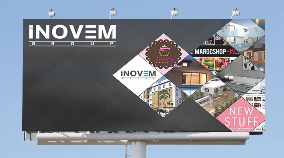 Panneaux publicitaires et enseignes lumineuses - Imprimerie Nour El Karam Marrakech